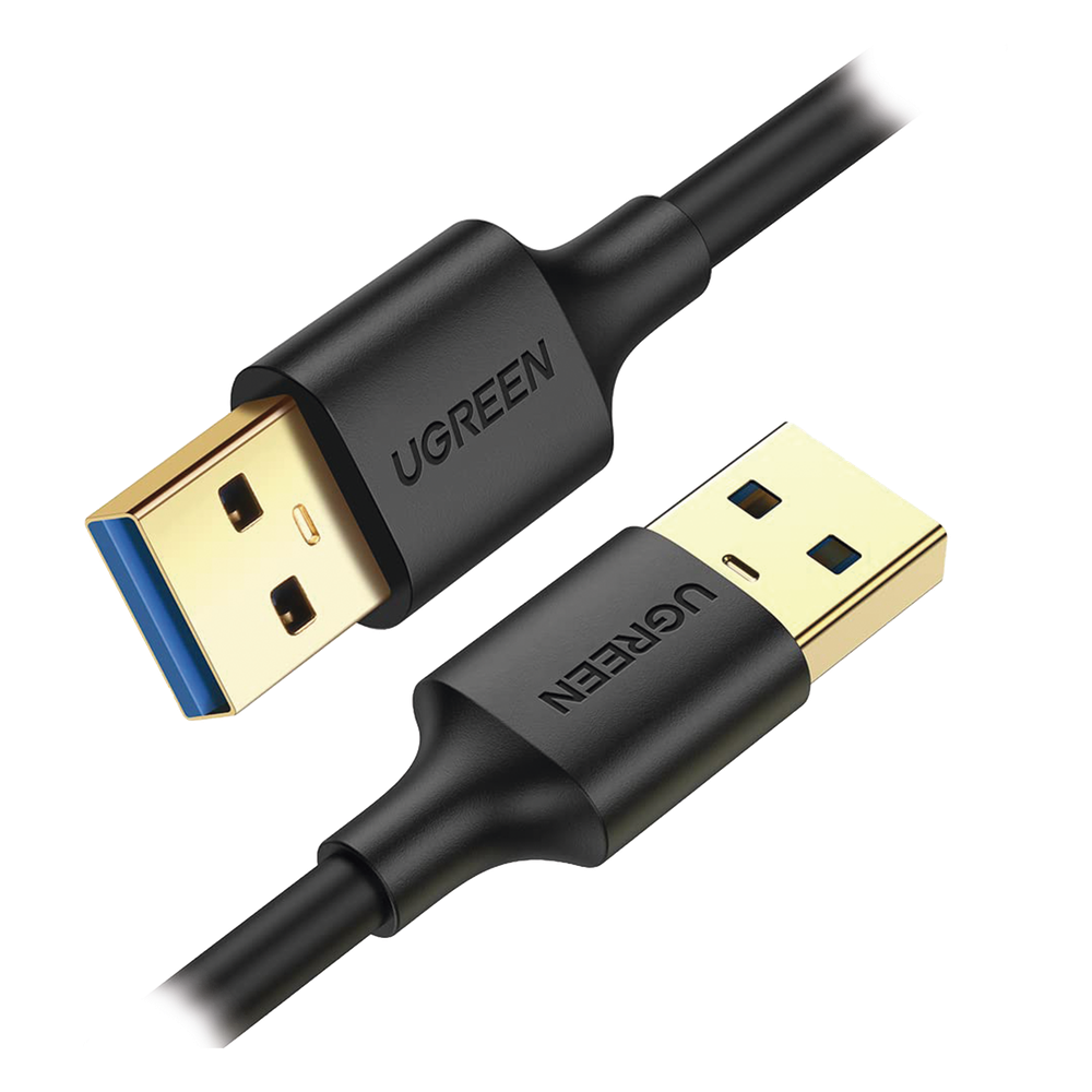 Cable USB-A 3.0 a USB-A 3.0 / 2 Metros / Macho a Macho / Conector Niquelado / Núcleo de Cobre Estañado / Blindaje Múltiple / Velocidad 5Gbps / No Requiere Controlador / Compatible con USB2.0 Y USB 1.1