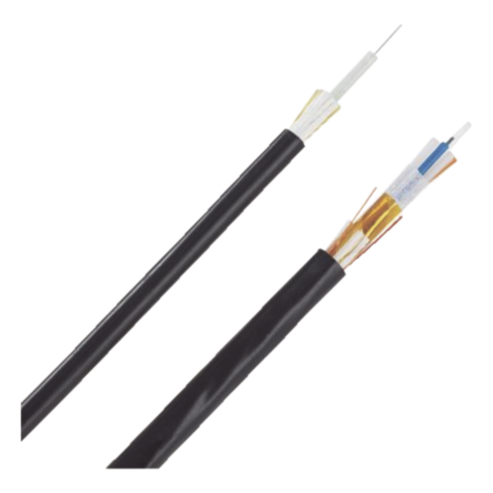 Cable de Fibra Óptica de 12 Hilos, Monomodo OS2, Interior/Exterior, Loose Tube 250um, No Conductiva (Dieléctrica), OFNP (Plenum), Precio Por Metro