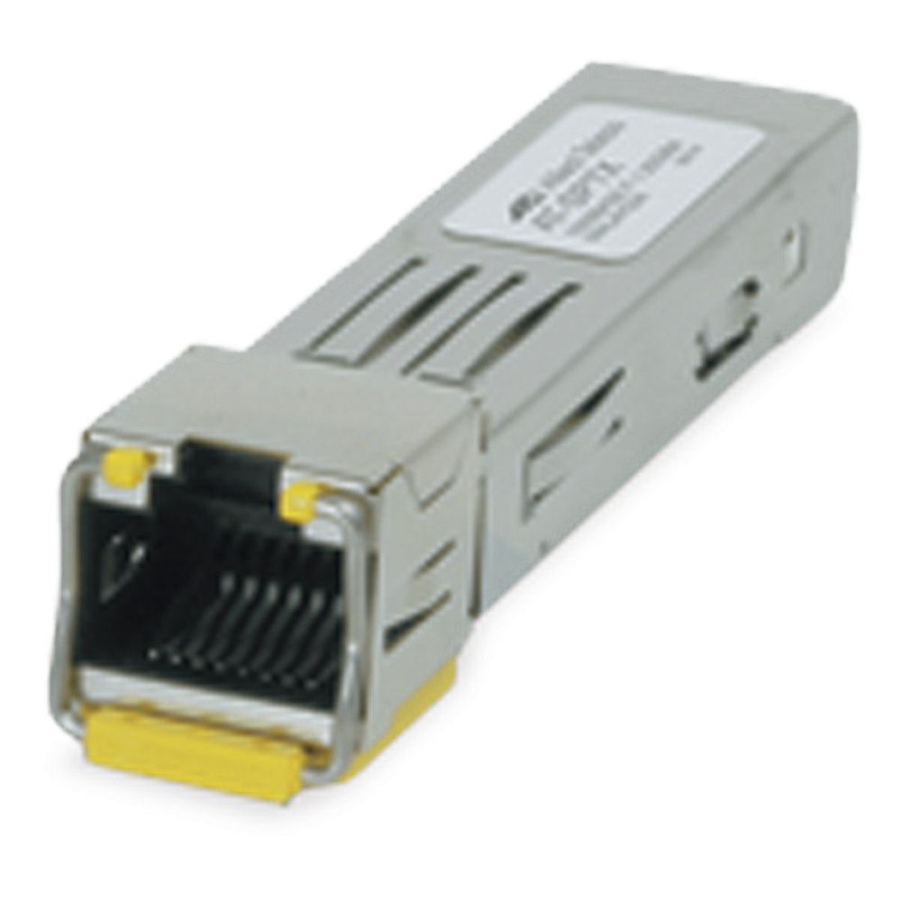 Transceptor MiniGbic SFP 10/100/1000 Mbps, distancia 100 m conector RJ-45 **TAA = Trade Act Agreement Compliant