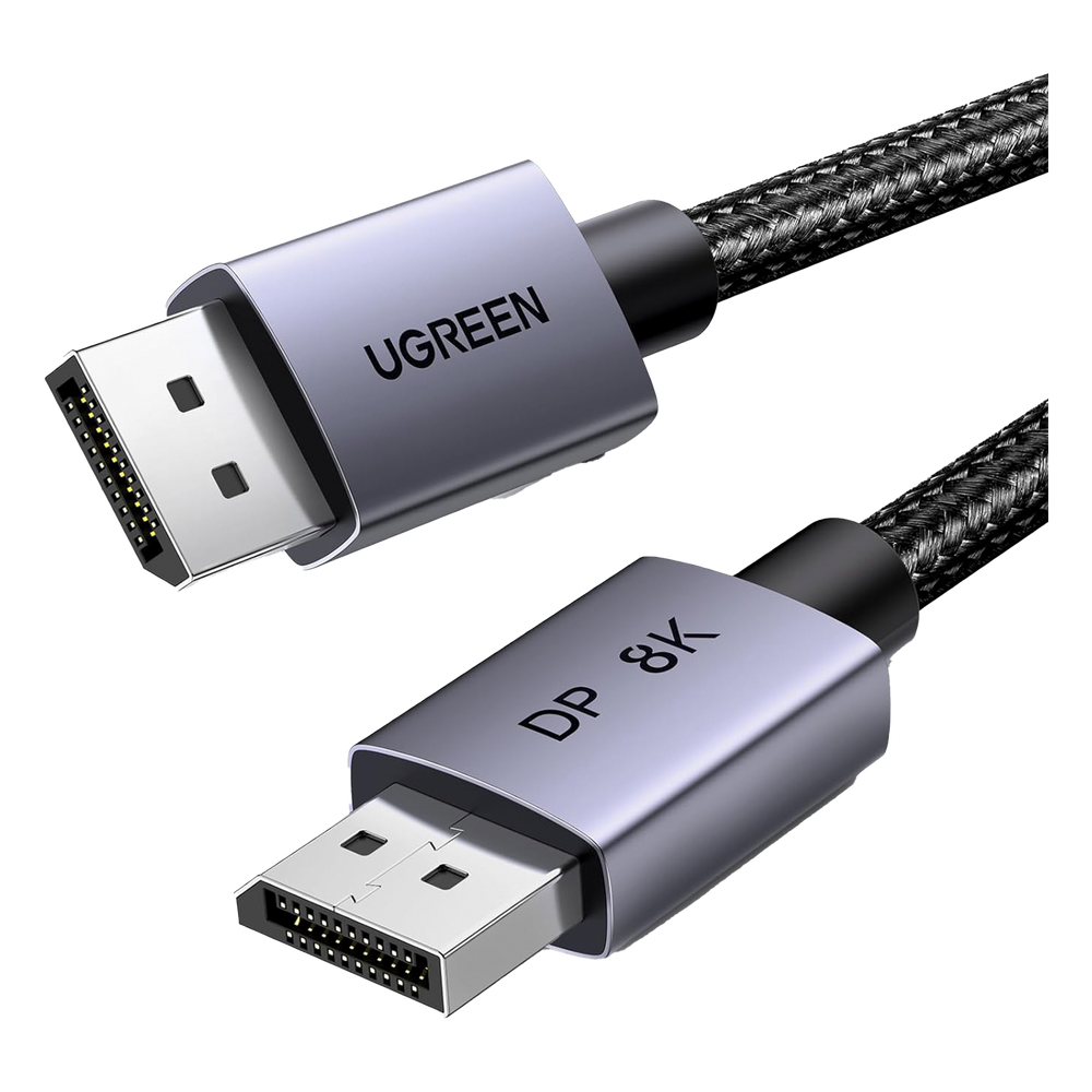 Cable DisplayPort 1.4 | 3 Metros (9.84 Pies) | Resolución 8K@60Hz | Blindaje Interno Múltiple | 3D/HDR+/HDCP | 32.4 Gbps | FreeSync G-Sync | Certificado VESA | Núcleo de Cobre Estañado | Malla de Nylon | Carcasa de Aluminio