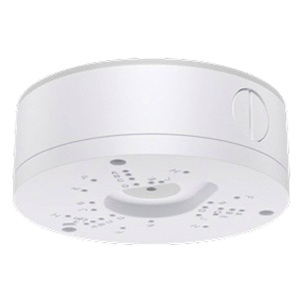 Caja de conexiones circular para cámaras domo IP, aluminio con acabado en polvo, para interior y exterior, compatible con Serie 35 y Serie 60 Honeywell