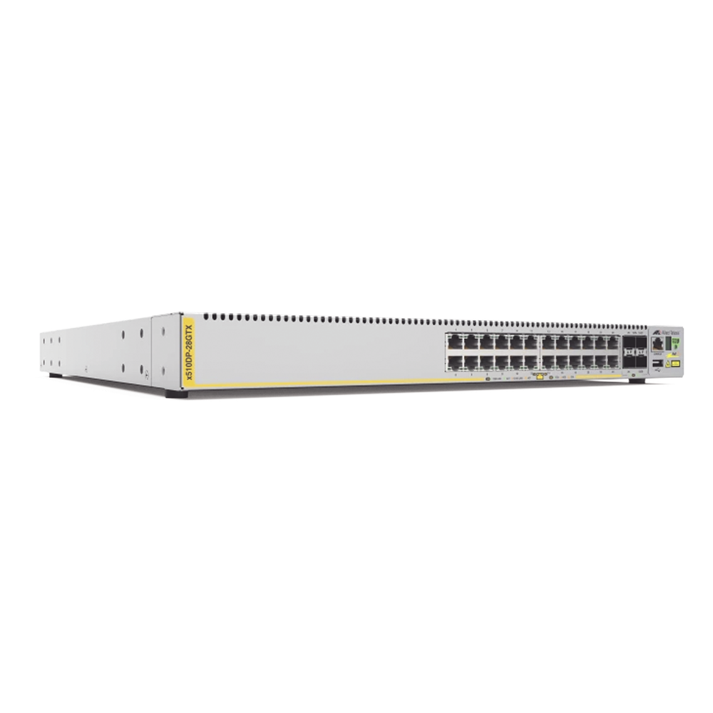 Switch Stackeable Capa 3, 24 ptos Gigabit, 4 ptos SFP+ 10G, Fuentes HOT SWAP