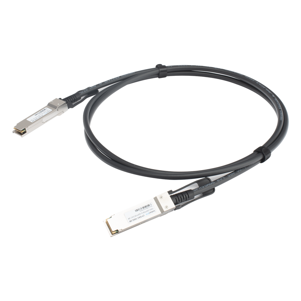 Cable DAC QSFP28 de 100 Gbps a 100 Gbps / Passive Direct Attach Copper Twinax Cable / Longitud: 2 metros