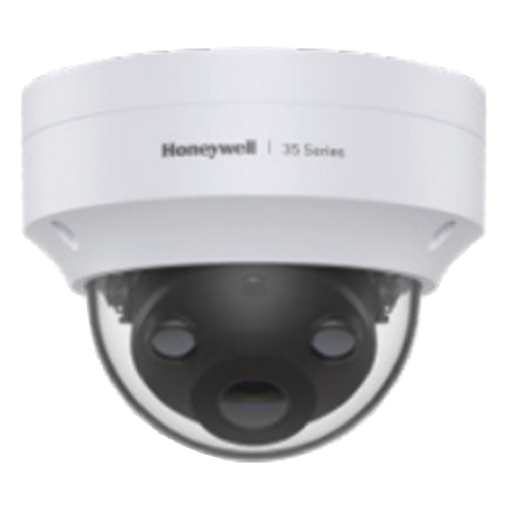 Minidomo IP robusto de 5 Megapíxeles con lente fijo de 2.8 mm, IR inteligente de 40 m y WDR 120 dB para exterior