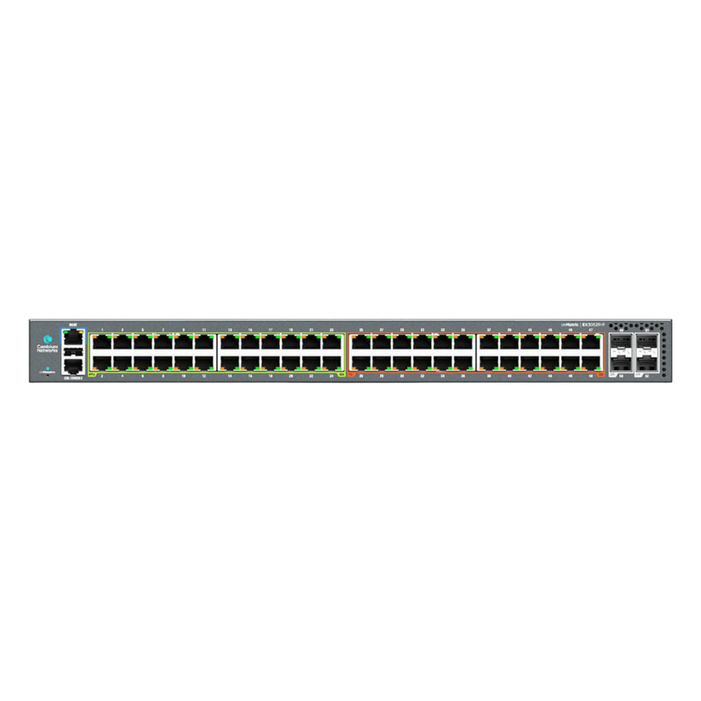 Switch Empresarial / Cloud-Managed / Layer 2-3 / 24-48 Puertos Gigabit / 4-6 Puertos SFP+ 10G-SFP28 25G / PoE+ 30W-PoE++ 60W-90W / Dual Power CRPS / 128-420 Gbps Throughput / 5 Años Garantía
