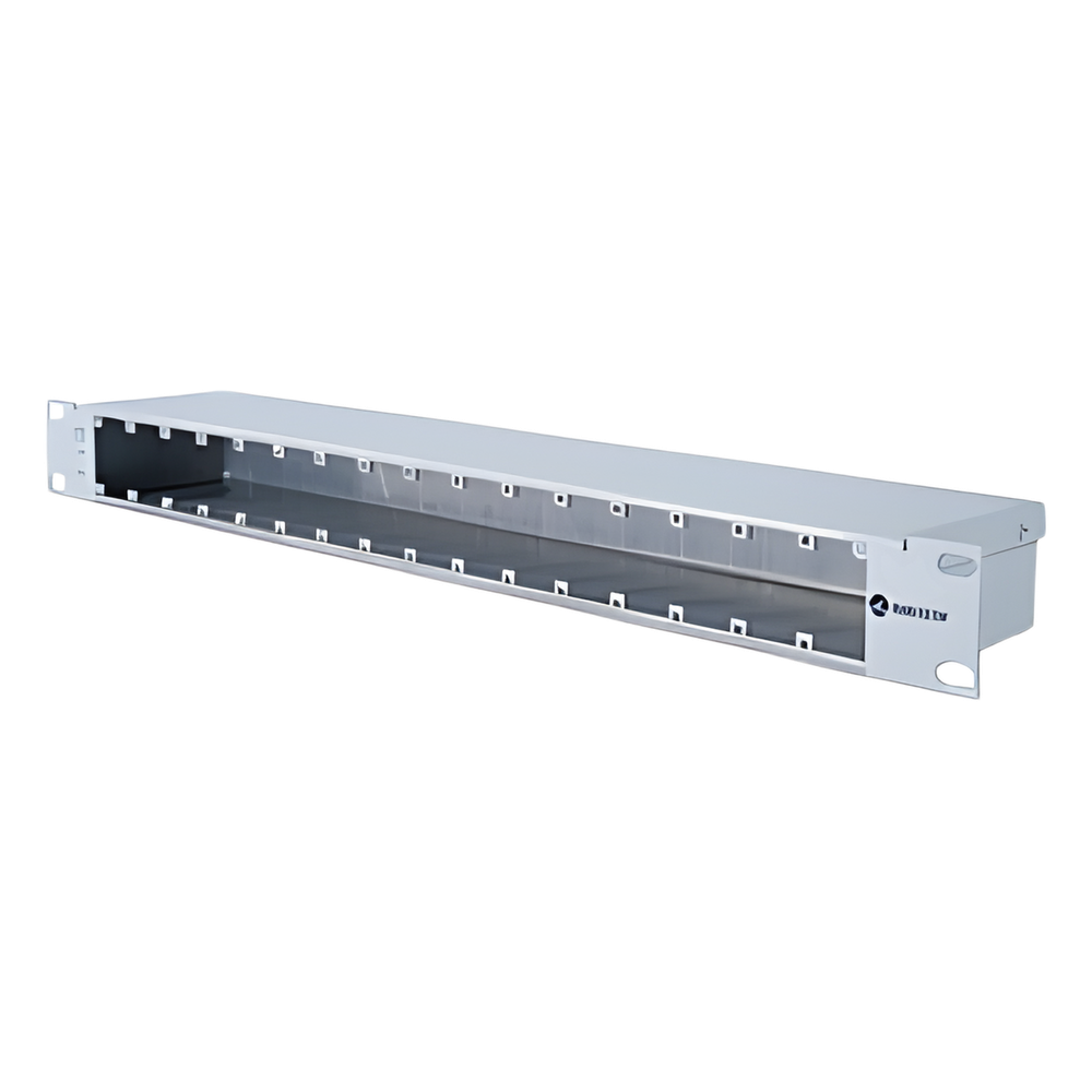 Chassis metálico de aterrizaje hasta 16 módulos Ethernet, Giga Ethernet