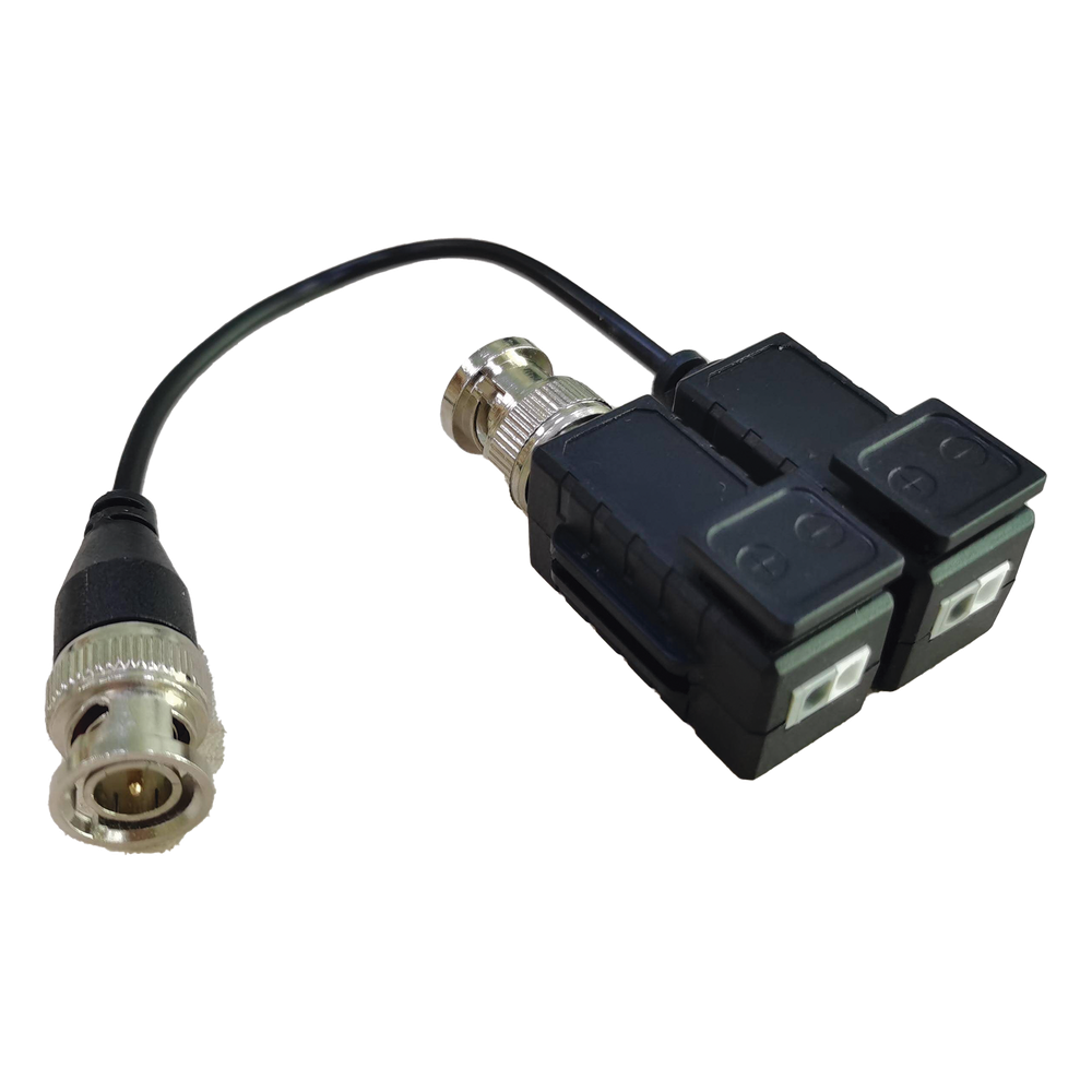 Kit de Transceptores (Baluns) con Terminal PUSH SUPERIOR, Resolución 5MP , Cable flexible COAXIAL Blindado / COAXITRON / AUDIO POR COAXITRON / Menu OSD /Conector 100% COBRE / protección TVS, Calidad PREMIUM