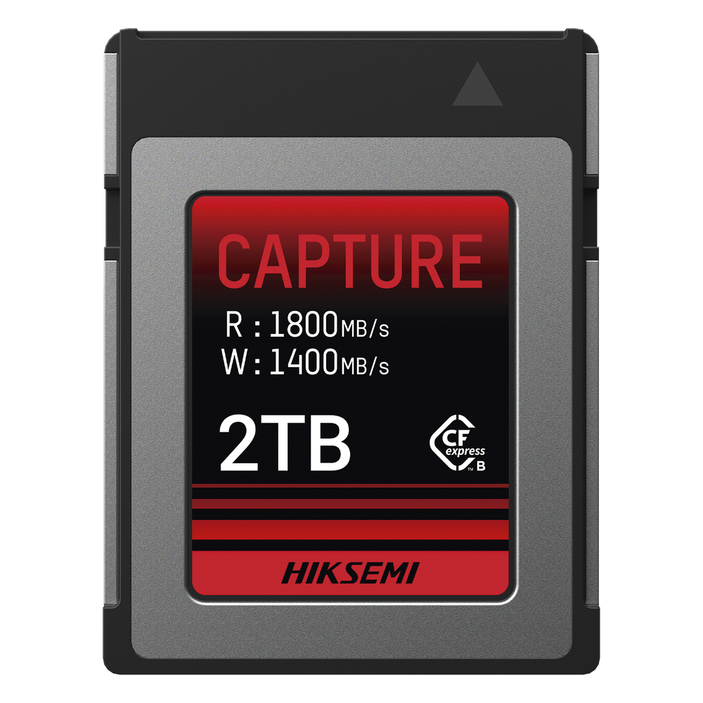 Memoria CFexpress Tipo B / 2 TB / 1800 MB/s Lectura / 1600 MB/s Escritura / Video 8K / PCIe Gen 3×2