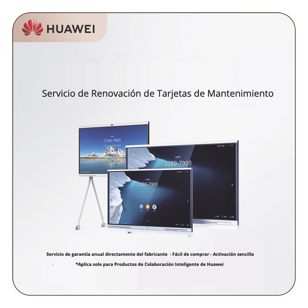 Tarjeta de Servicio de Mantenimiento HiCare RFR por un año para IdeaHub ICDOPSI5D, ICDOPSI5DV2, ICDOPSI7DV2, OPSW021Z y OPSW022Z