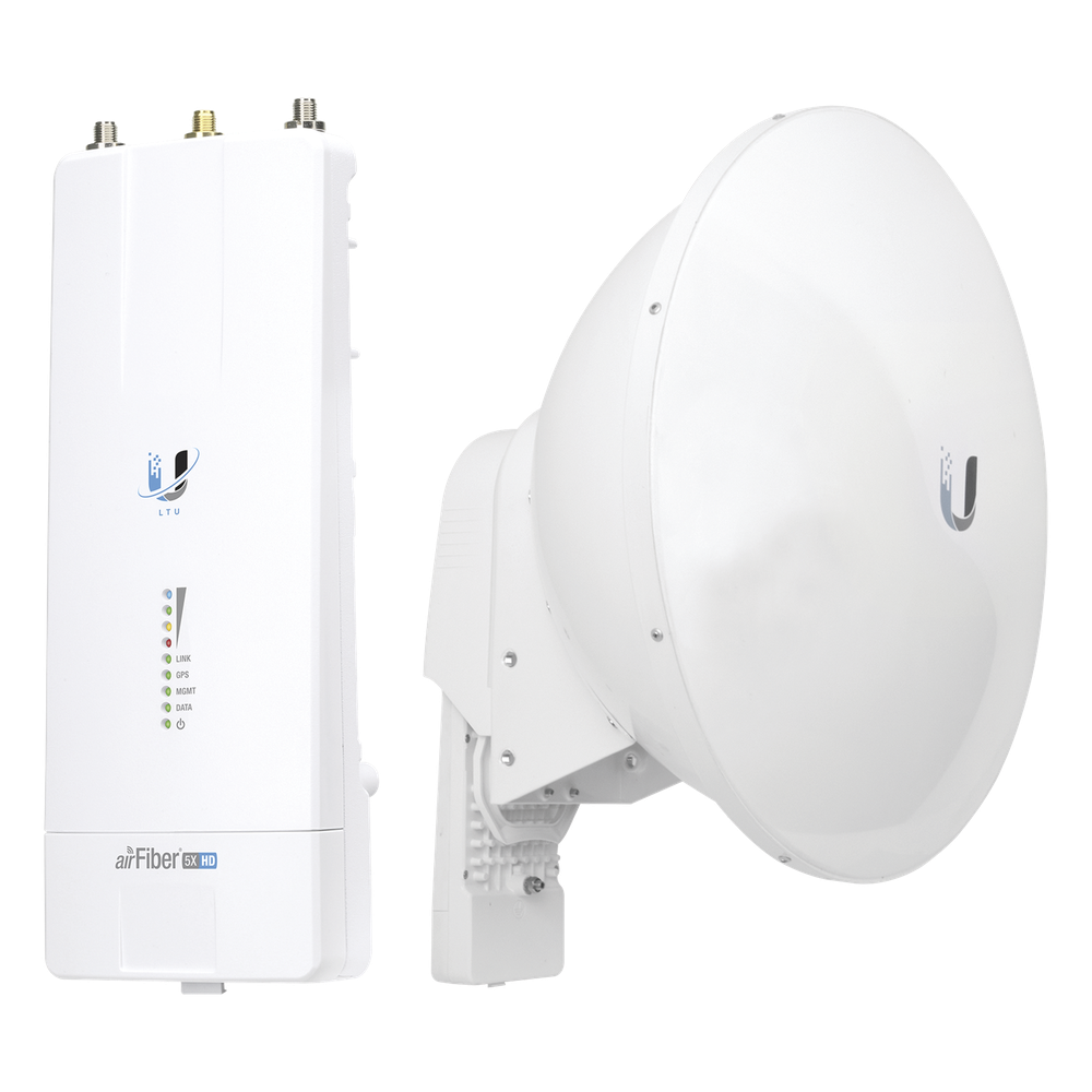 Airfiber Kit AF5X-HD con Antena Fiber 23 dBi Slant-45