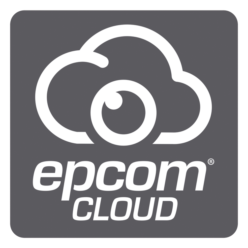 Suscripción Anual Epcom Cloud / Grabación en la nube para 1 canal de video a 2MP con 180 días de retención / Grabación por detección de movimiento