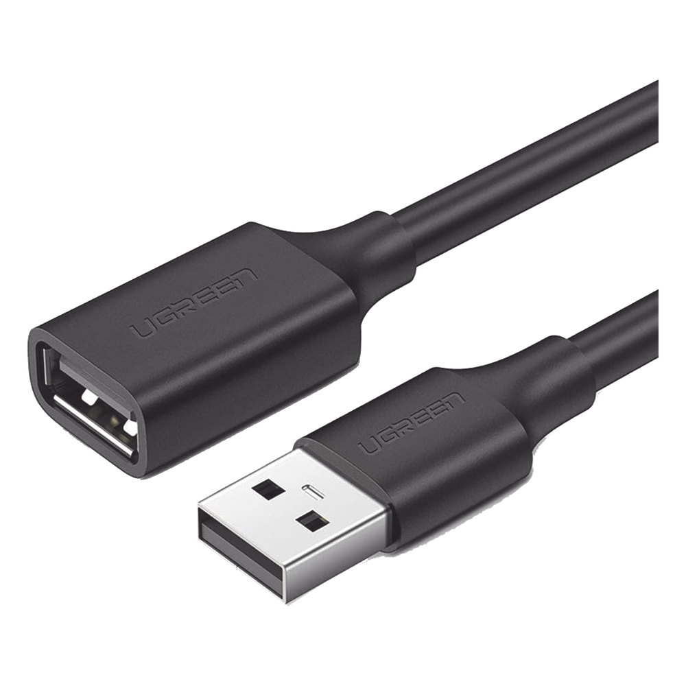 Cable Extensor USB 2.0 A a A | 1 metro | Macho-Hembra | Ultra Durabilidad | Núcleo de Cobre Estañado 28/22 AWG | Blindaje Interior Múltiple / Ideal para teclado, mouse, impresoras, etc.