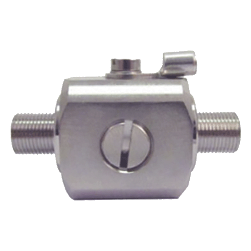 Protector contra descargas eléctricas. Cubre los rangos de frecuencia de los amplificadores de Señal Celular. 75 Ohm. Conectores F hembra.