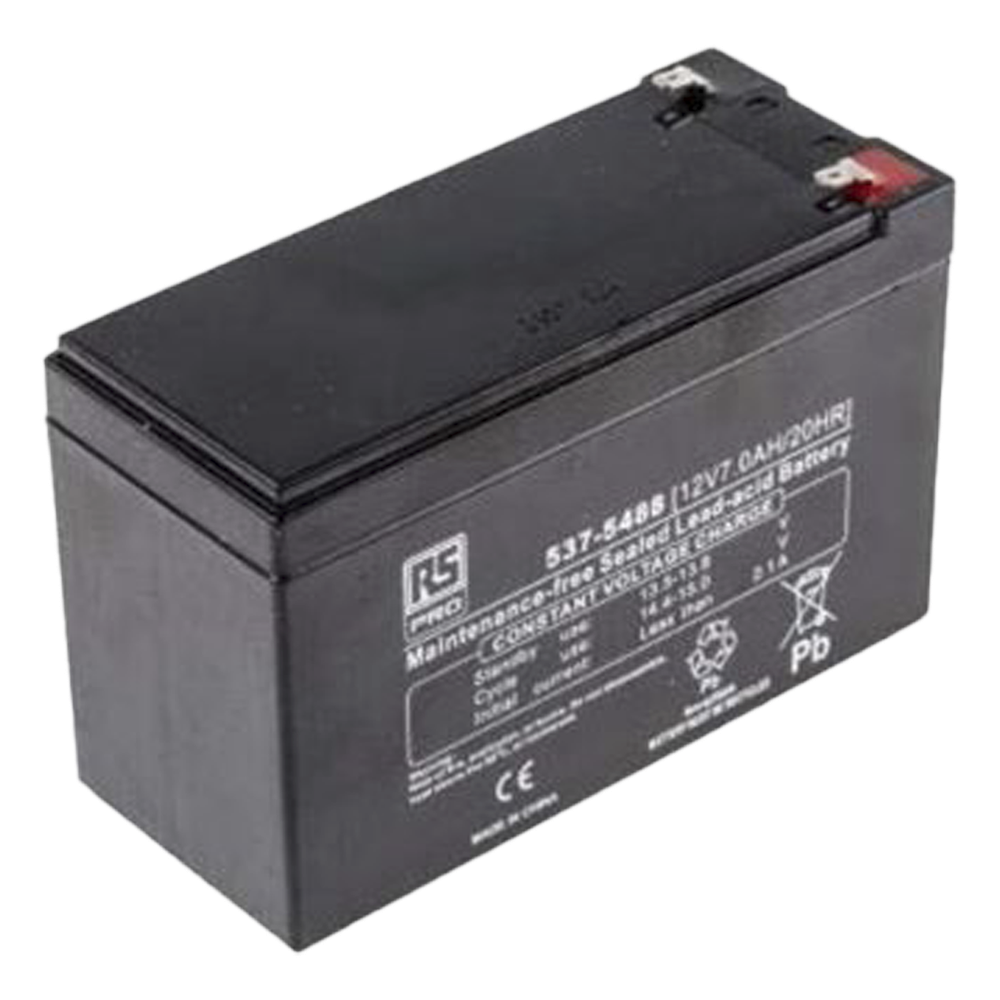 Batería de respaldo de plomo-ácido de 12 V y 7 Ah para paneles de control de acceso MAXPRO Access MPA2 y MPA4