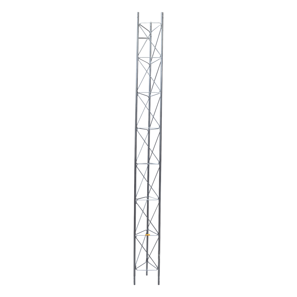 Tramo de Torre Arriostrada de 3m x 35cm, Galvanizado por Inmersión, Hasta 45 m de Elevación. Zonas Húmedas.