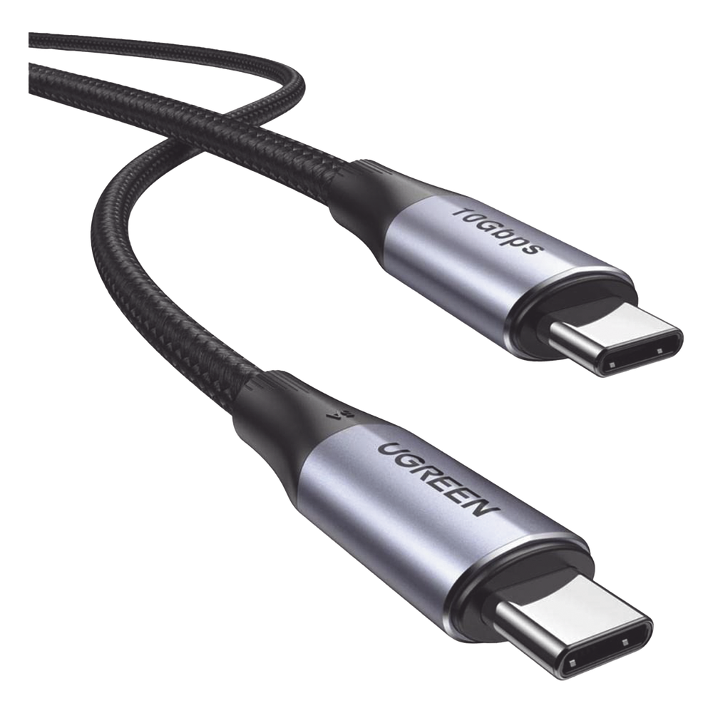Cable USB-C a USB-C 3.2 Thunderbolt | 1 Metro | 240W | 10 Gbps | 480 Mbps | Soporta Video 4K@60Hz| Chip E-Market Inteligente | Carcasa de Aluminio | Nylon Trenzado | Blindaje de 4 capas.