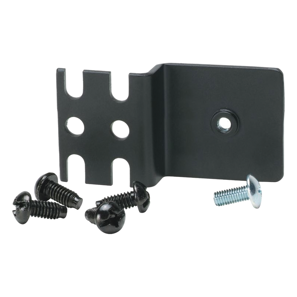 Soporte Para Canaleta Fiber-Duct™ 2x2 o 4x4, Para Instalación en Rieles de Rack de 2 o 4 Postes, Color Negro