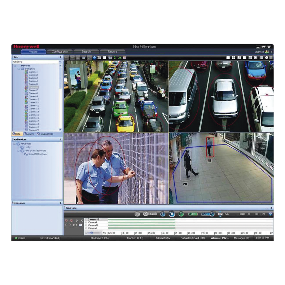Licencia de cliente de visualización MAXPRO View para el sistema de gestión de video MAXPRO VMS
