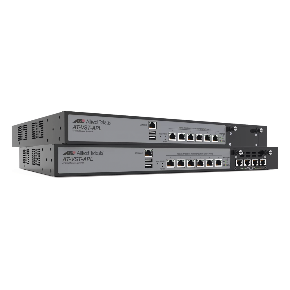 AT-Vista Manager Network Appliance con 6X 10/100/1000T RJ45.