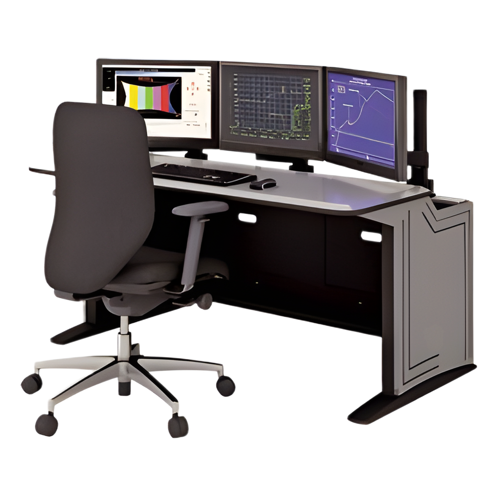 Estación de Monitoreo Ergonómica de 72" Diseño Modular