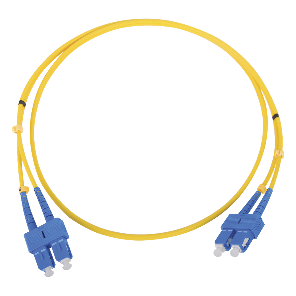 Jumper de Fibra Óptica Monomodo SC/SC Duplex de 5 Metros (16.40 Pies)
