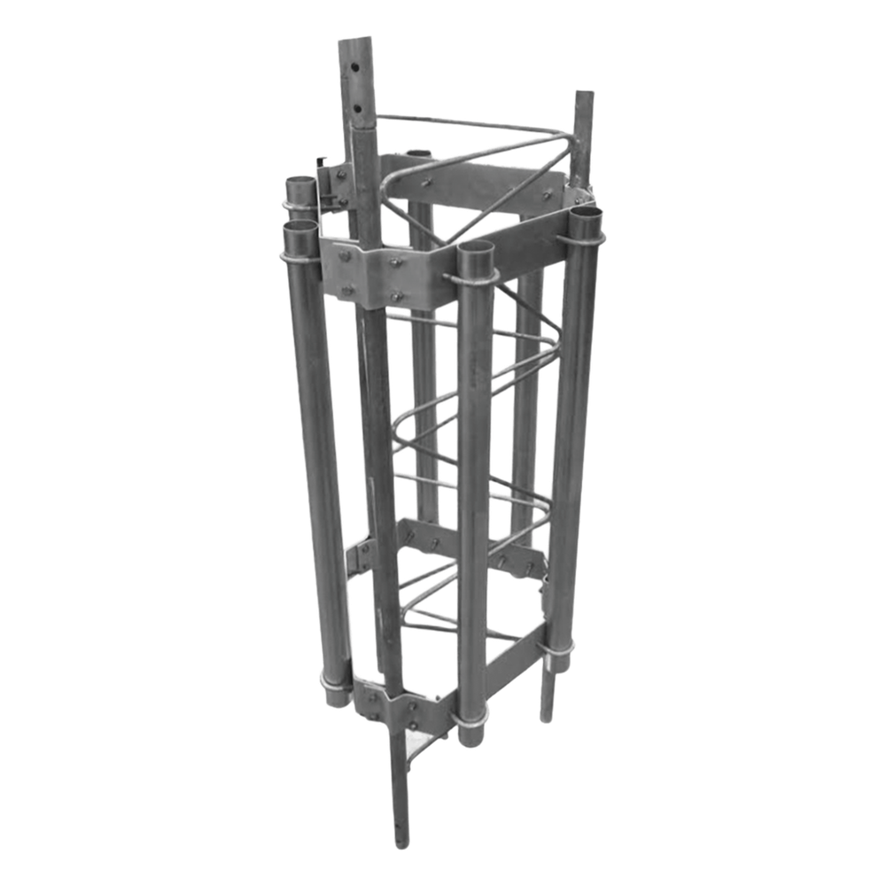 Herraje para 6 antenas sectoriales compatible con tramo STZ45G.