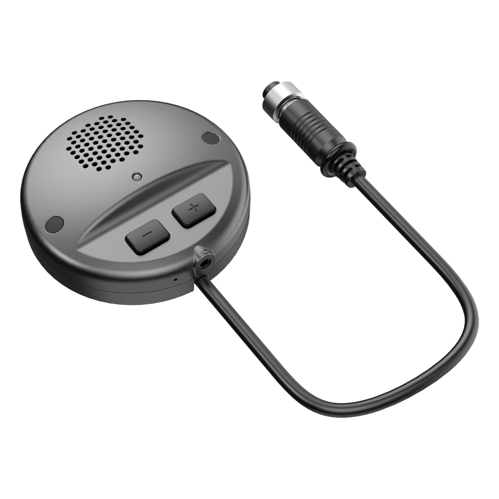 Accesorio para Audio de 2 Vías / Compatible con DVR Móvil HIKVISION / Conector Tipo Aviación / Micrófono y Altavoz Integrados