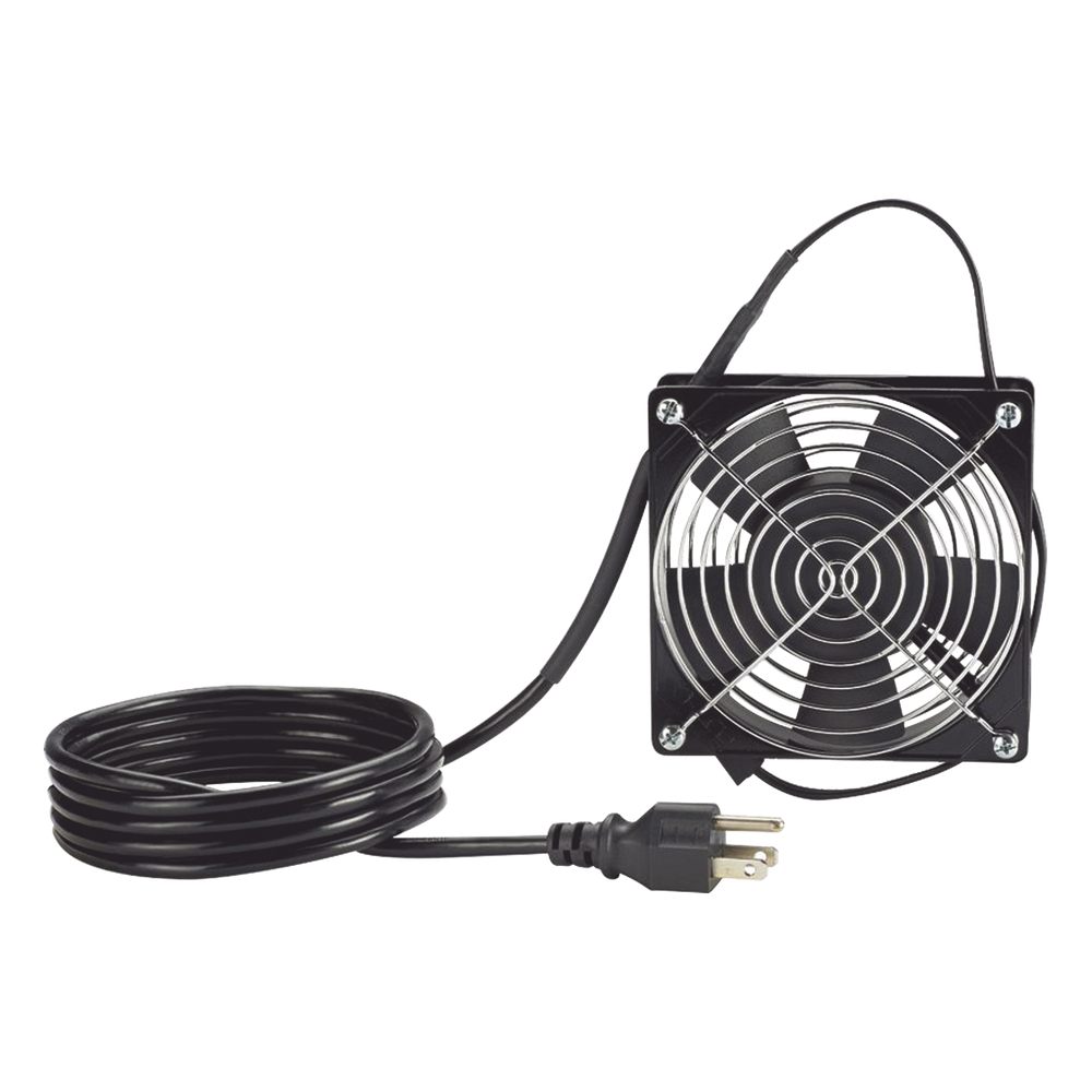 Ventilador para Instalación en Gabinete PanZone WME3BL, WME6BL, y WME9BL, de 115 Vca, y Cable de Corriente de 1.8M