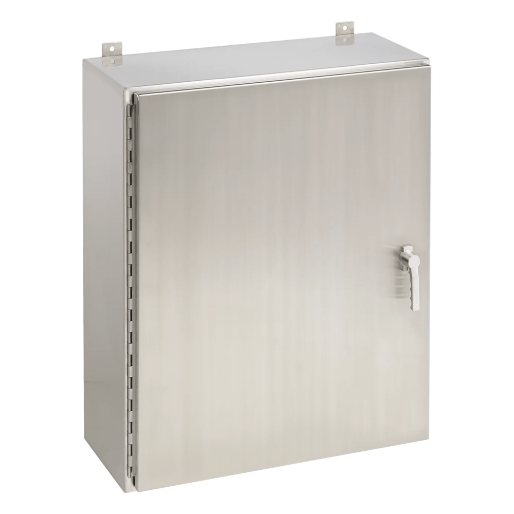 Gabinete de Pared NEMA 4X, Acero Inoxidable 316, Cierre de 3 Puntos, 914 x 914 x 305 mm