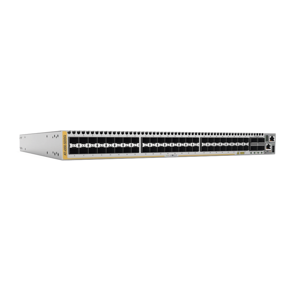 Switch Stackable Capa 3, 48 puertos 1/10G SFP+, 4 puertos 40/100G QSFP28 slot