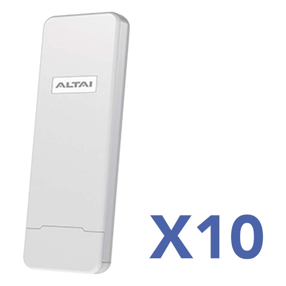 Kit WiFi para Comunidades (10 AP) / Solución WISP Lista para Despliegue / Cobertura hasta 800 m / Administración en Nube Gratuita