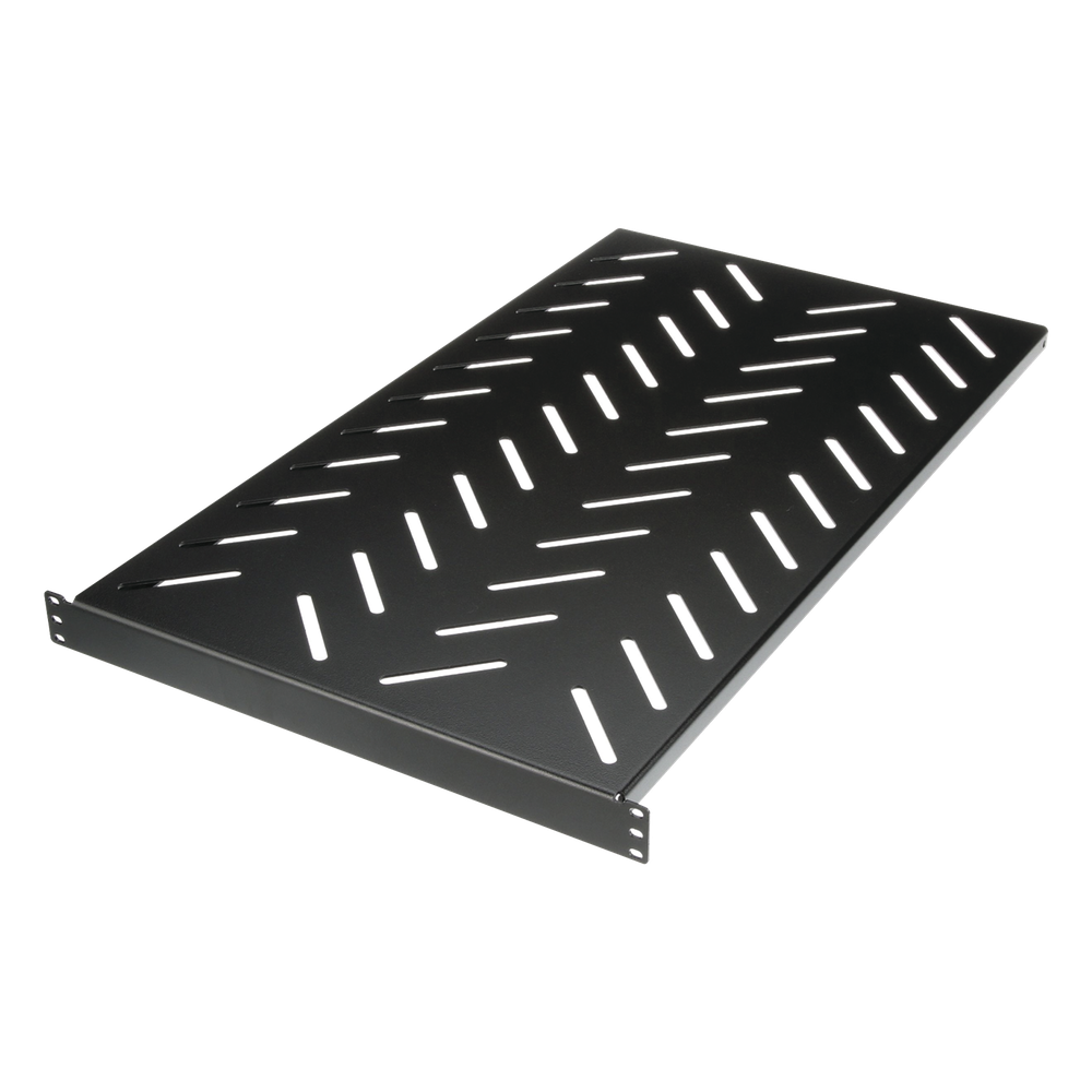 Charola para Soportar Equipos en Rack de 19" de 4 Postes, Profundidad Máxima de 36 in, Capacidad de Carga de 113 kg, 1 UR