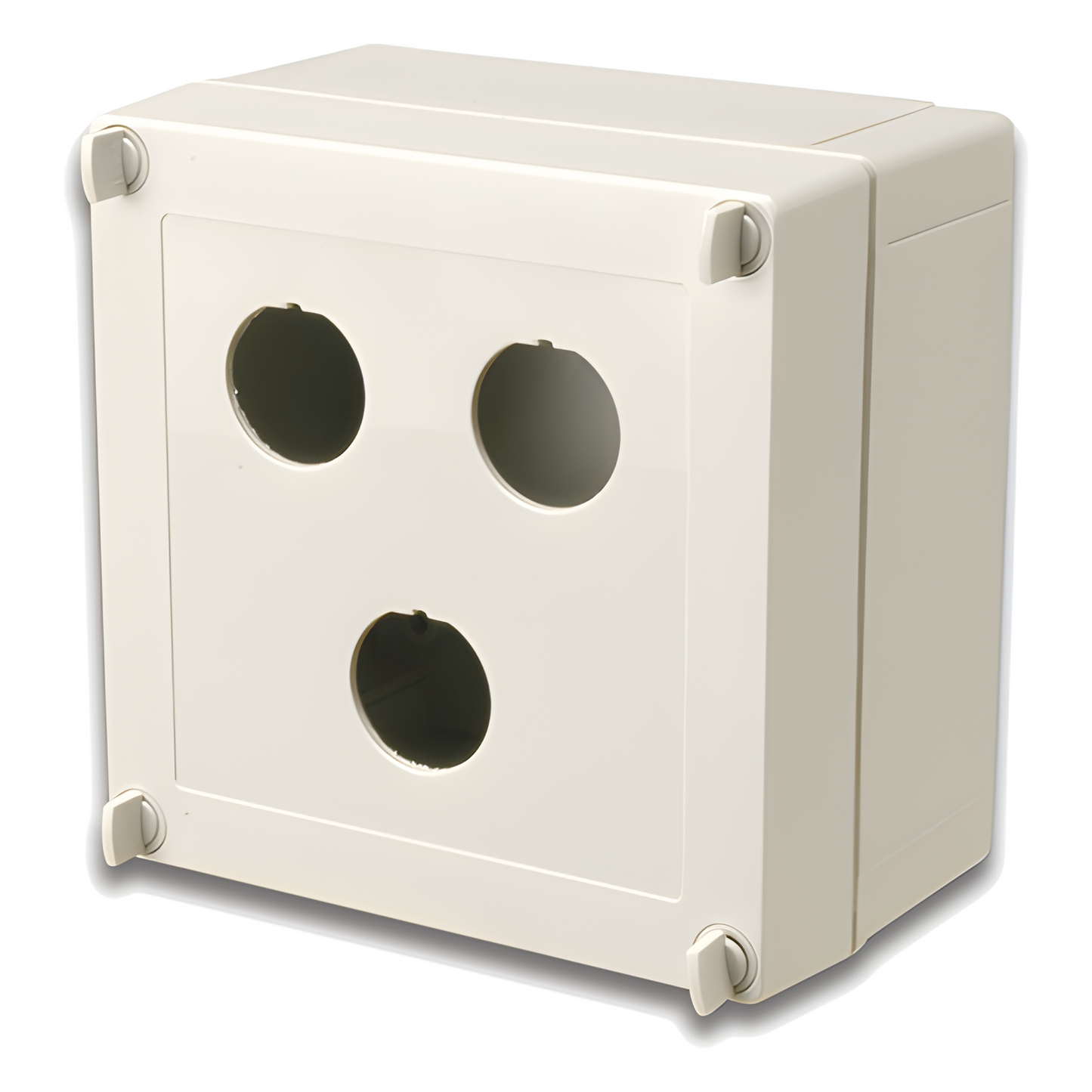 Caja industrial de conexión (Ruggedized), de 3 puertos de cobre o fibra, con protección IP66/IP67 (NEMA 4X)