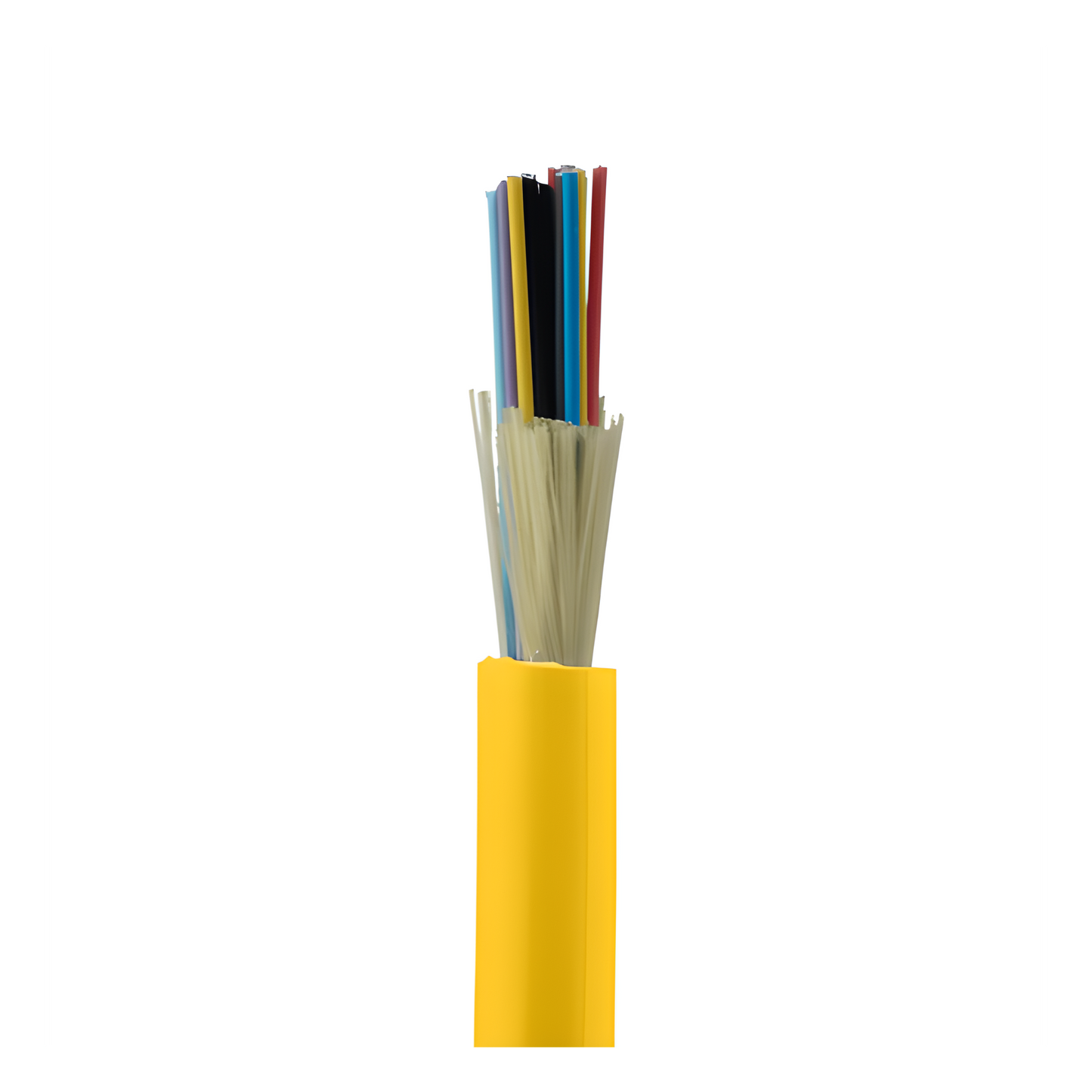 Cable de Fibra Óptica de 24 Hilos, Monomodo OS2 9/125, Interior, Tight Buffer 900um, No Conductiva (Dieléctrica), OFNR (Riser), Precio Por Metro