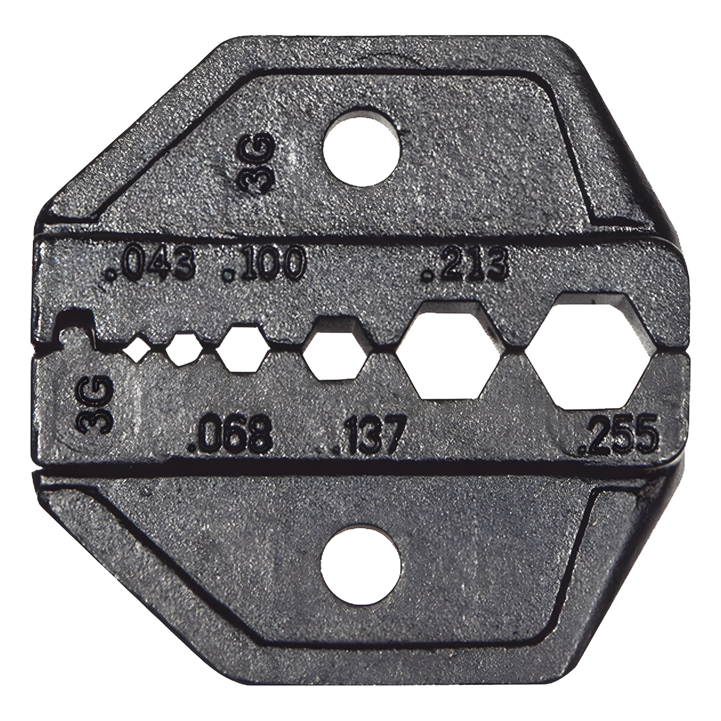 Matriz Ponchadora para RG58, RG59, RG62 y RG174. Compatible con Pinza Ponchadora VDV200-010