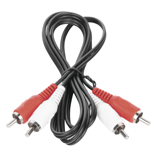 Cable RCA Macho a Macho de 1 Metro (3.28 Pies) de Longitud, para Aplicaciones de Audio y Video Optimizado para HD