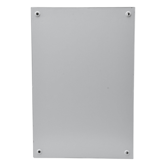 Gabinete de Acero, Nema 4 -IP 66 de 50 x 50 x 30 cm con Platina y certificado UL.