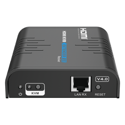 Receptor Compatible para Kits TT373KVM4.0 | Resolución 1080P @ 60 Hz | Soporta STP y UTP CAT6 | Control IR | Compatible con Switch Gigabit para control KVM múltiple.