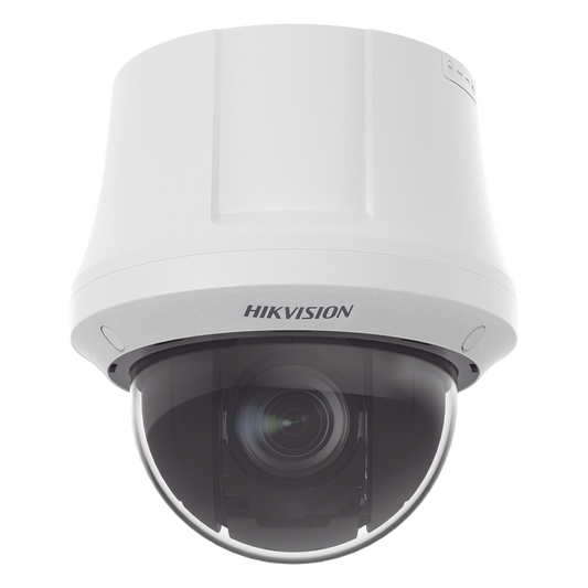 PTZ IP 4K (8 Megapixel) / 25X Zoom / Uso en Plafon / IP54 / ACUSEEK / DARKFIGHTER / ACUSENSE / WDR 120 dB / Audio y Alarmas I/O / HLC / EIS / PoE+ / Micro SD