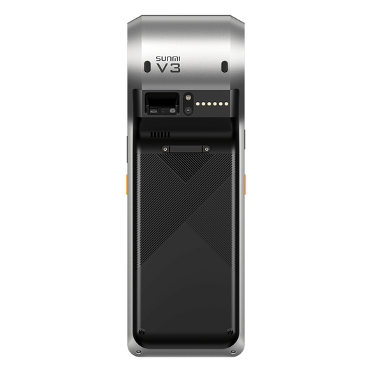 Terminal Punto de Venta / Android 14 / Qualcomm Octa-Core 2.4 GHz / 4GB RAM 64GB UFS / Wi-Fi 6E / Impresora Térmica Dual 58-80 mm / Escáner 2D +60% Alcance / NFC EMVCo / Batería 3800 mAh Extraíble / Resistente Caídas 1.2