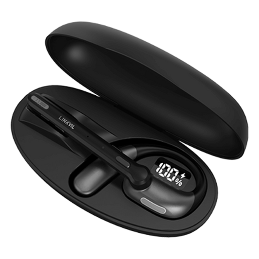 Diadema Bluetooth / 5.4 Multipoint / Cancelación Ruido AI ENC / Diseño Open-Ear / Gancho Ergonómico / Estuche de Carga