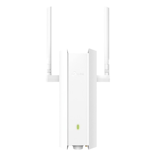 Punto de Acceso Omada Exterior / Wi-Fi 6 AX1800 MU-MIMO 2x2 / Mesh Omada / Alta Densidad de Usuarios / Carcasa Resistente IP67 / Configuración por Controlador o Stand-Alone / Para Montaje en Mástil/ Pared / Alimentación PoE+