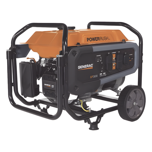 Generador Portátil a Gasolina, 3.6 kW, 120Vca, Arranque Manual