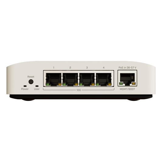Cloud Router Switch / 4 puertos 10Gbps / Montaje en pared o Riel Din