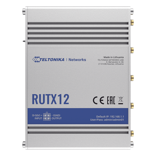 Router Industrial Dual LTE Cat 6 / 600 Mbps / 5 Puertos Gigabit / WiFi 5 / Doble SIM / GNSS / PoE / -40°C a 75°C