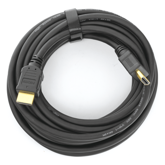 Cable HDMI de 5 Metros (16.40 pies) (High Speed) / Resolución 4K / Soporta Canal de Retorno de Audio (ARC)/ Soporta 3D / Blindado para Reducir Interferencia / Chapado en Oro / Alta Resistencia y Durabilidad.