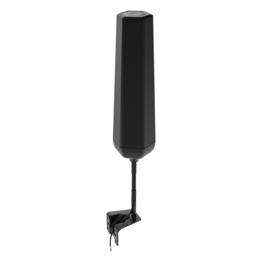 Antena Hexagonal Exterior HEX 360 / 617-894 MHz 6.0 dBi / 1000-1710 MHz 7.5 dBi / 1710-2200 MHz 7.0 dBi / Omnidireccional / Compatible Todas Operadoras Norteamericanas / Material ASA IP67 / VSWR <2.5:1 / Potencia Máxima 10W / Incluye Montaje de