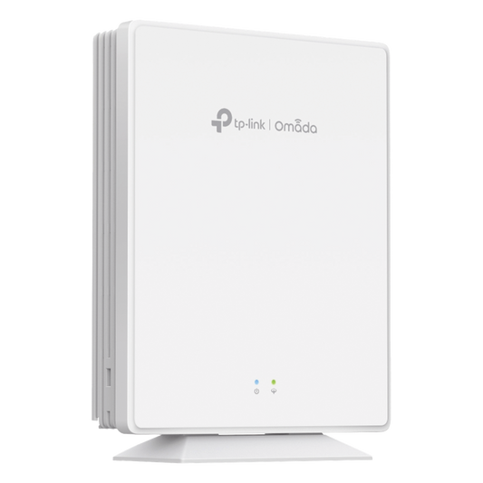 Punto de Acceso GPON Omada / WiFi 6 AX1800 / 1 puerto GPON / 1 Puerto FXS / 4 Puertos 10/100/1000 RJ45 / Wi-Fi 6 AX1800 / Mesh Omada / Configuración por Controlador o Stand-Alone / Para Montaje en Escritorio-Pared