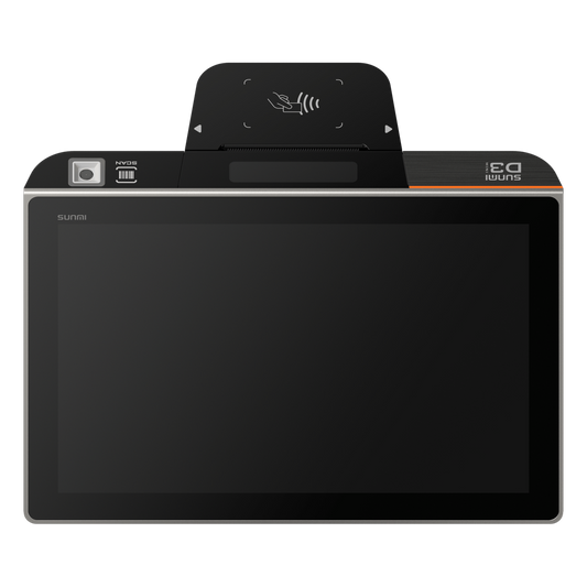 Terminal de Escritorio Inteligente SUNMI D3 MINI / Procesador Qualcomm Hexa-Core 2.4 GHz / 3 GB RAM + 32 GB ROM / Pantalla Principal 10.1" IPS / Impresora Térmica Integrada 58 mm / Android 13 / Bluetooth 5.0 / Wi-Fi Dual Band / Batería