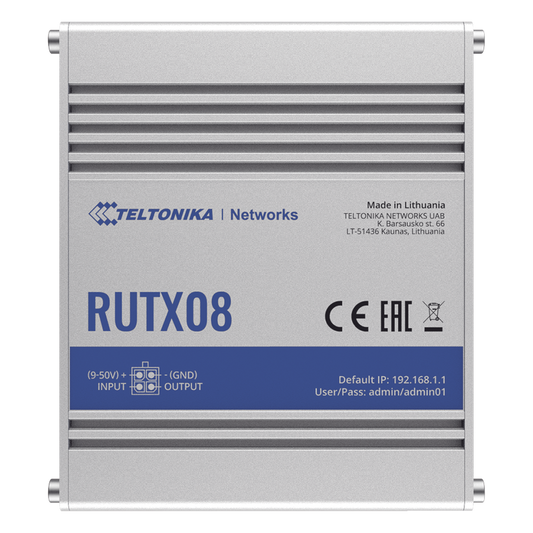 Router Industrial Ethernet VPN / 4 Puertos Gigabit / Quad-Core 717 MHz / 256 MB RAM / RMS / -40°C a 75°C